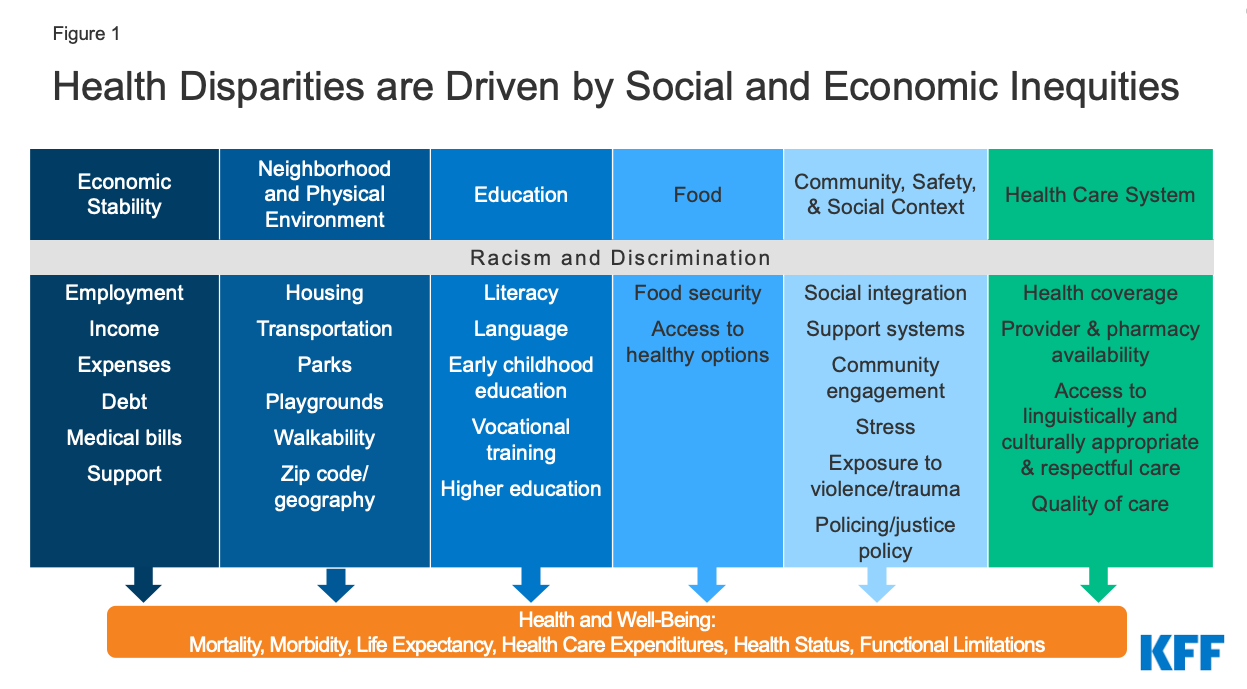 *Health Disparities are Driven by Social and Economic Inequities